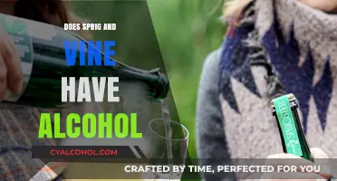 Does Sprig and Vine Contain Alcohol? A Detailed Explanation