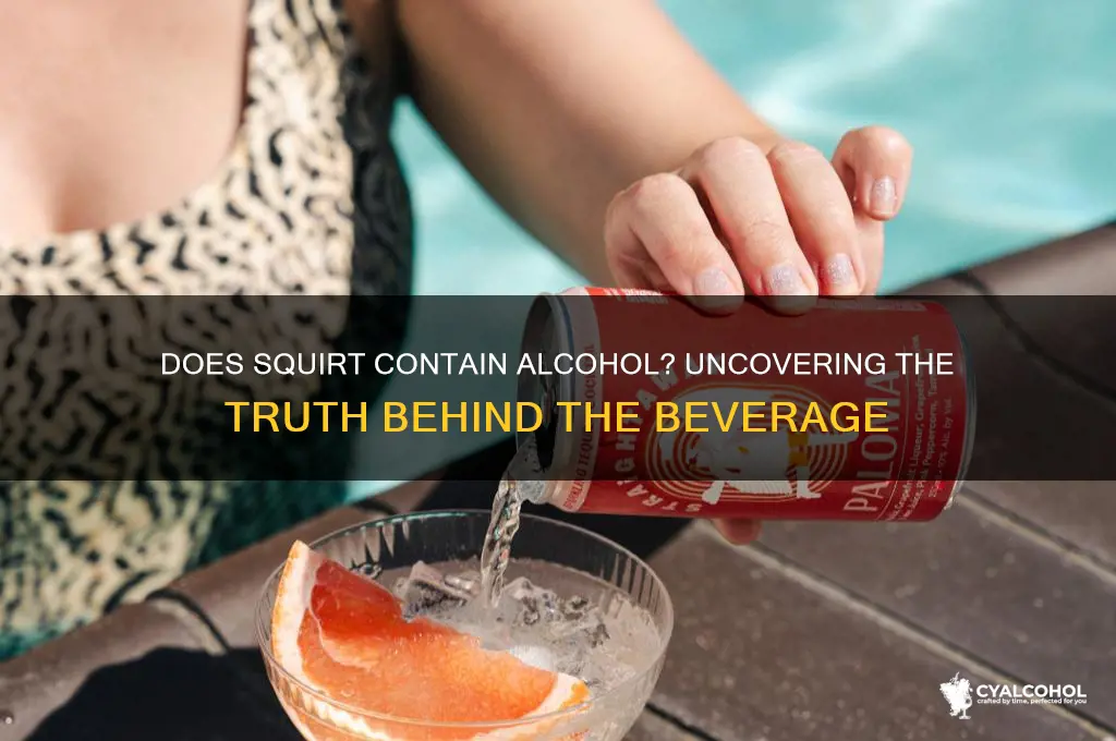 does squirt have alcohol