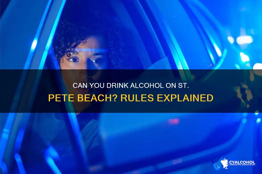 does st pete beach allow alcohol