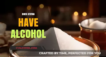 Stevia and Alcohol: Unraveling the Truth Behind the Sweetener