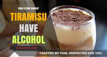 Does Store-Bought Tiramisu Contain Alcohol? A Detailed Answer