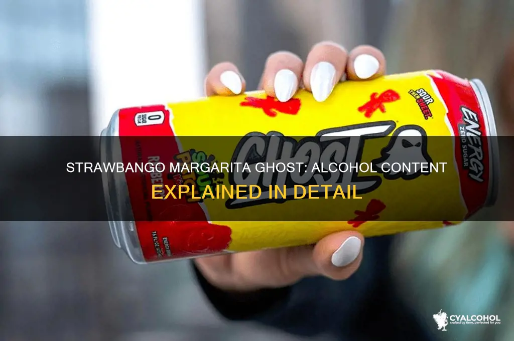 does strawbango margarita ghost have alcohol