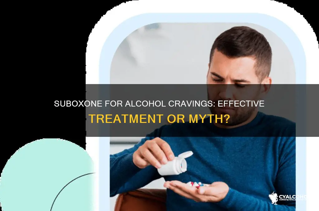 does suboxone work for alcohol cravings
