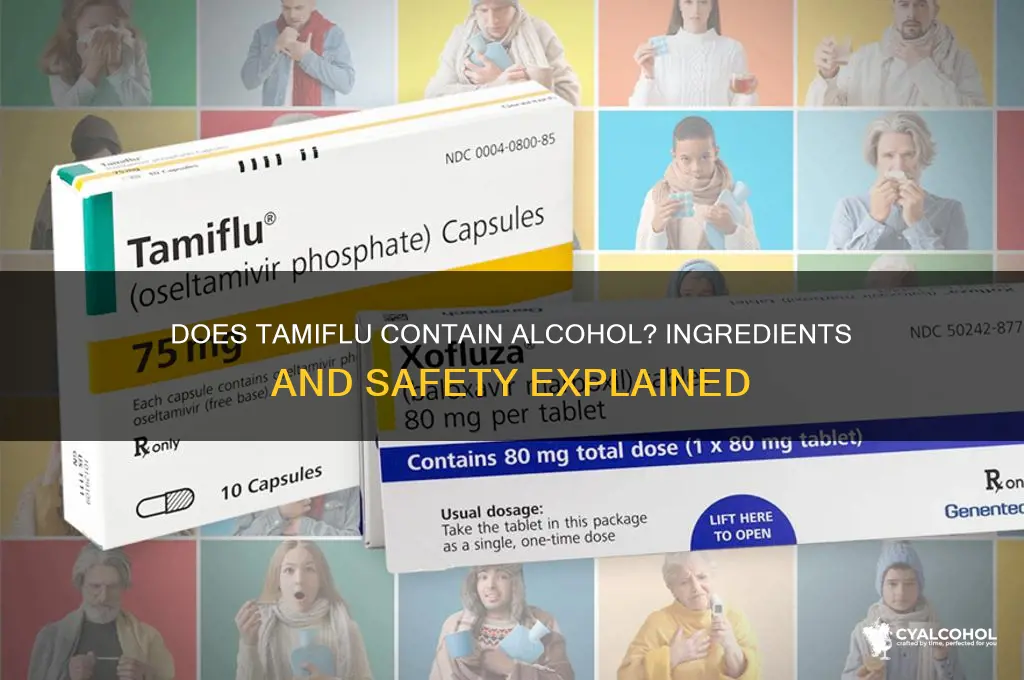 does tamiflu have alcohol in it