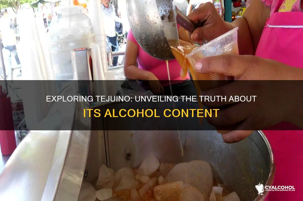 does tejuino have alcohol
