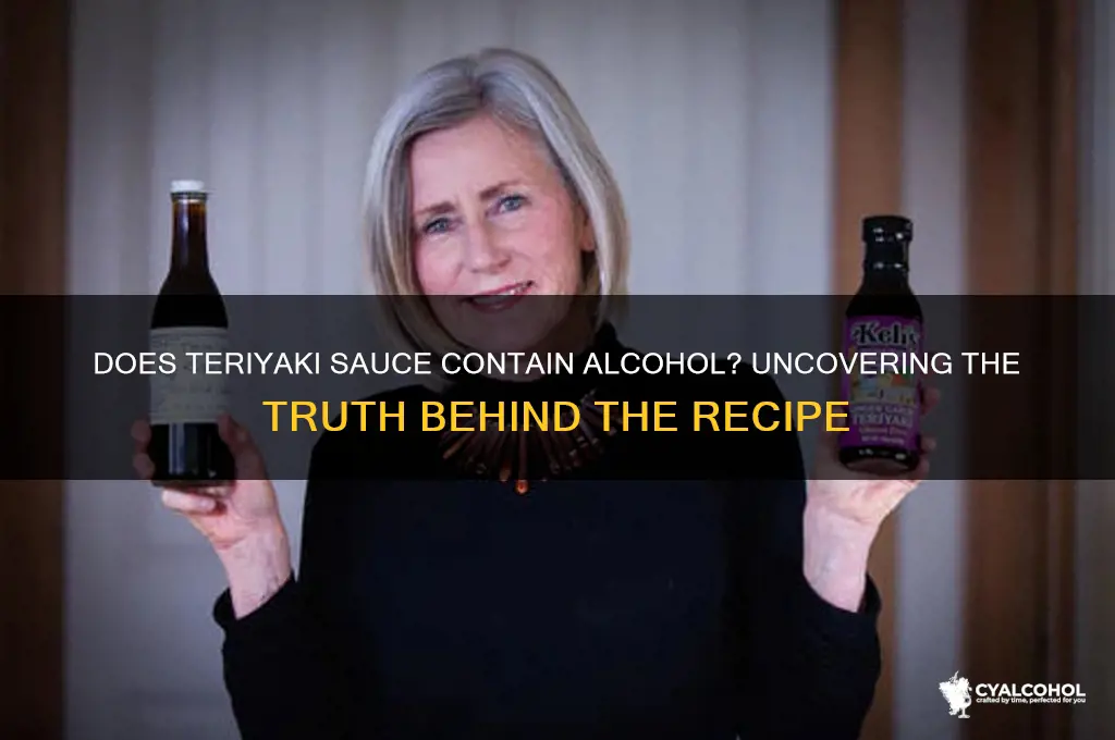 does teriyaki have alcohol