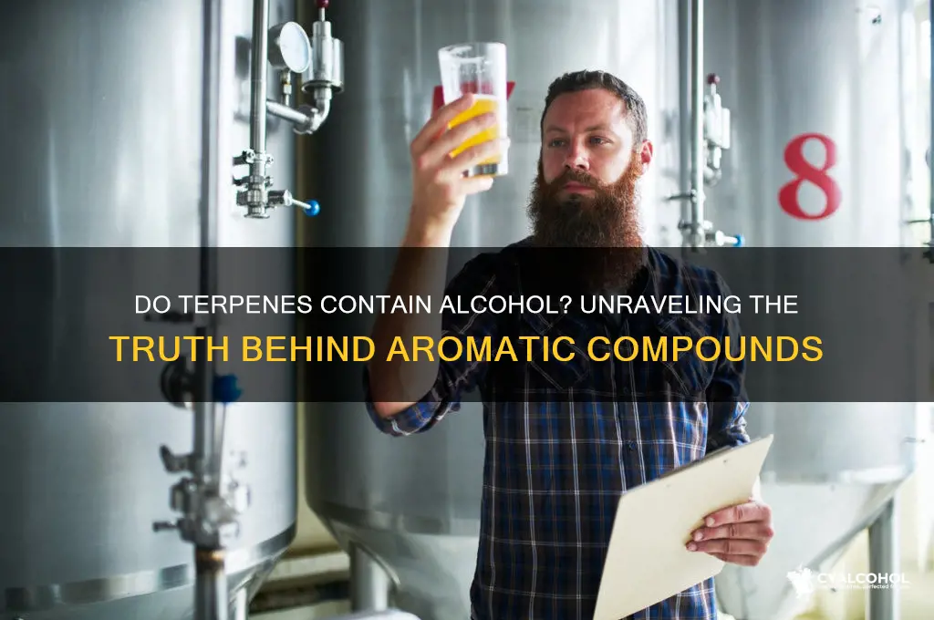 does terpenes contai alcohol