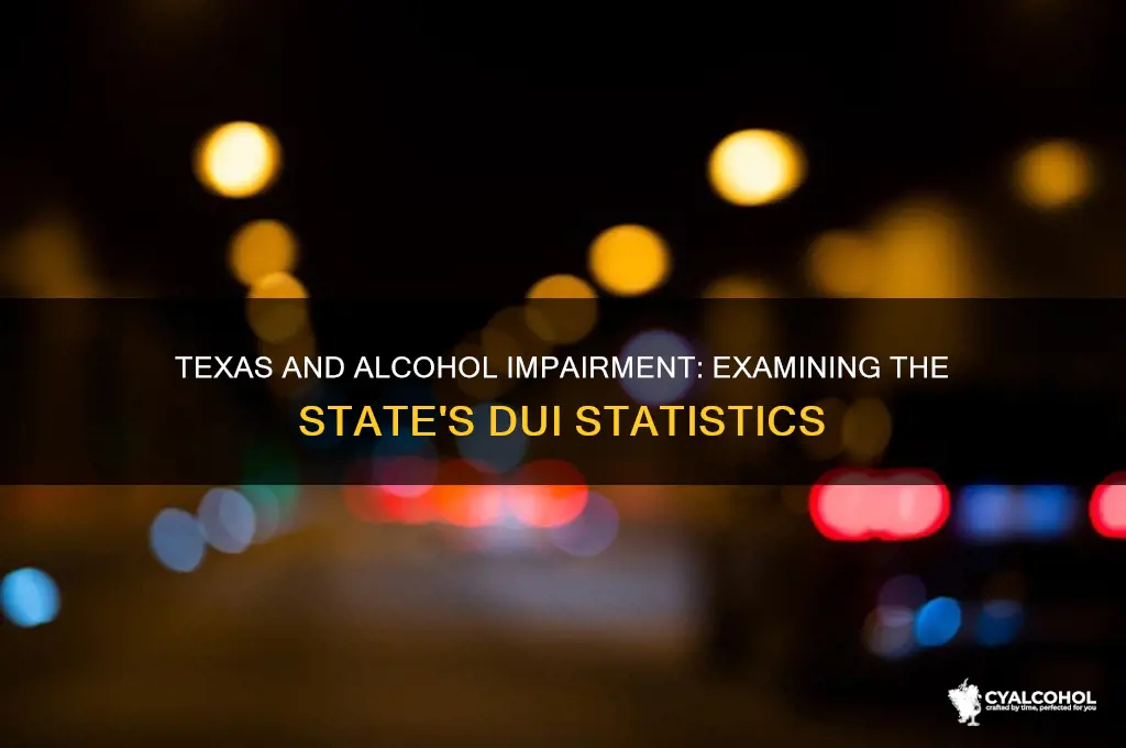 does texas have a lot of alcohol impaired