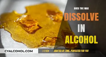 Does THC Wax Dissolve in Alcohol? A Comprehensive Guide