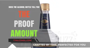 Proof and Alcohol: What's in the Bottle?