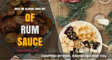 Does Alcohol Fully Cook Out of Rum Sauce? The Truth Revealed