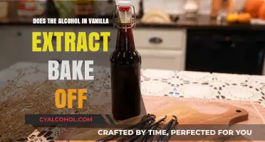 Does Alcohol in Vanilla Extract Evaporate During Baking?