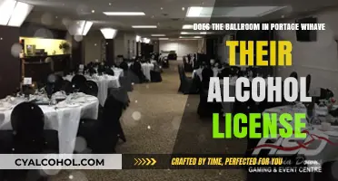 Ballroom at Portage's Alcohol License Status