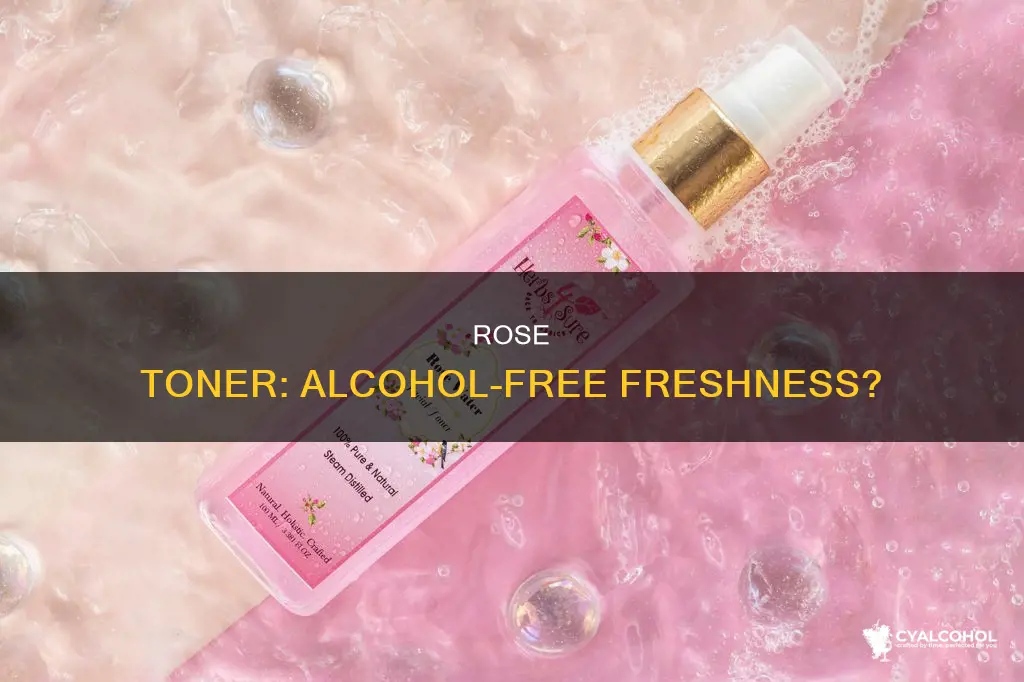 does the freash rose toner have alcohol in it