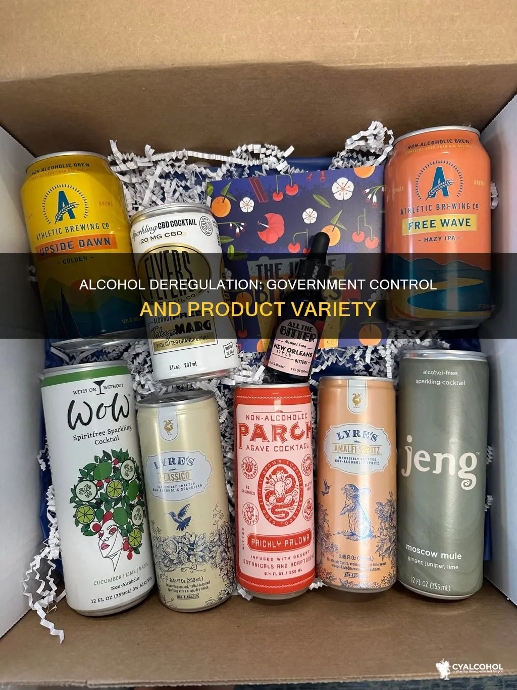 does the government control for product variety before alcohol deregulation