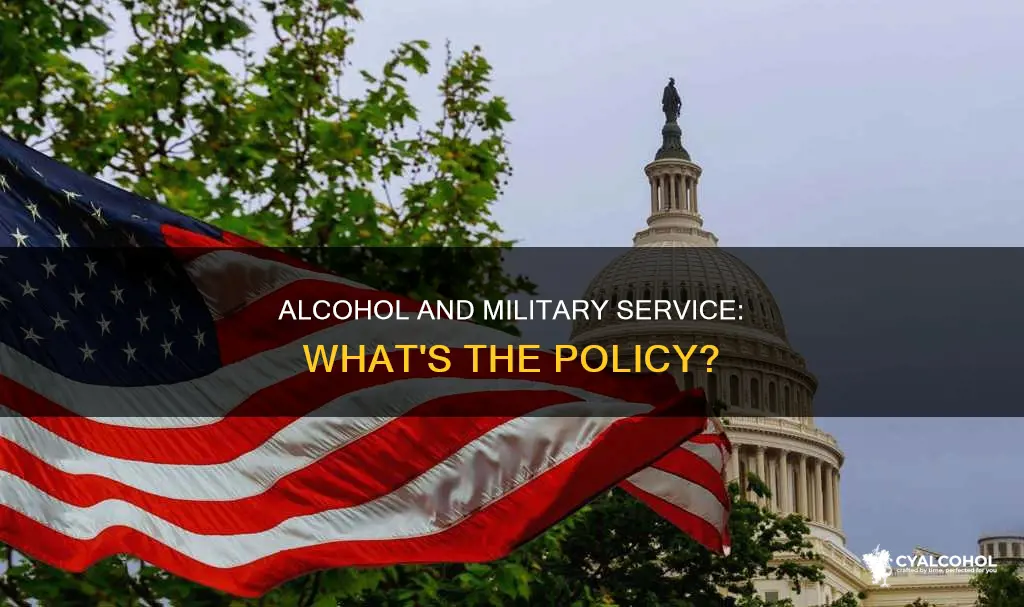 does the military allow alcohol consumption during avtive duty