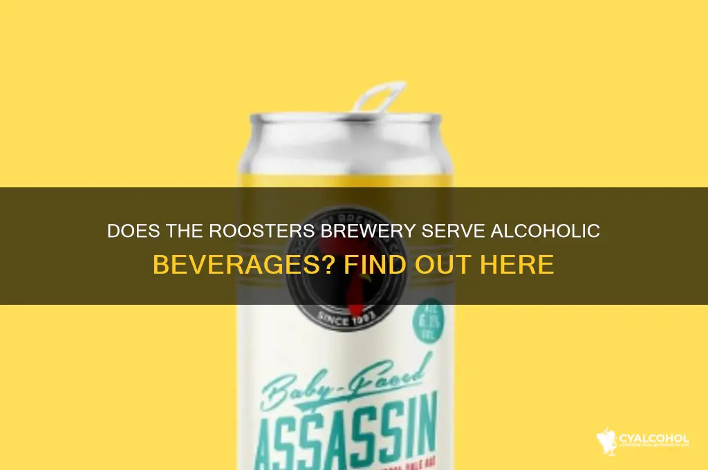 does the roosters brewery have alcohol
