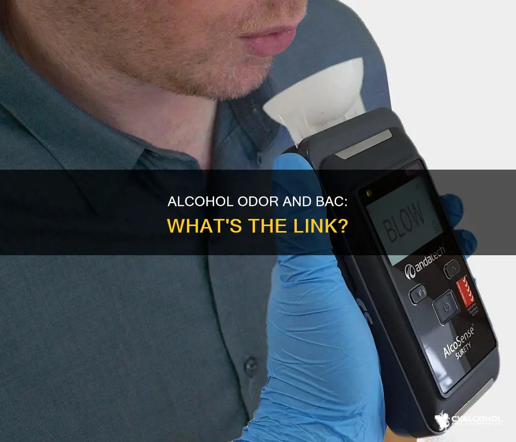 does the smell of alcohol correlate to bac nhtsa