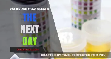 Alcohol Smell: Lingering or Gone by Morning?