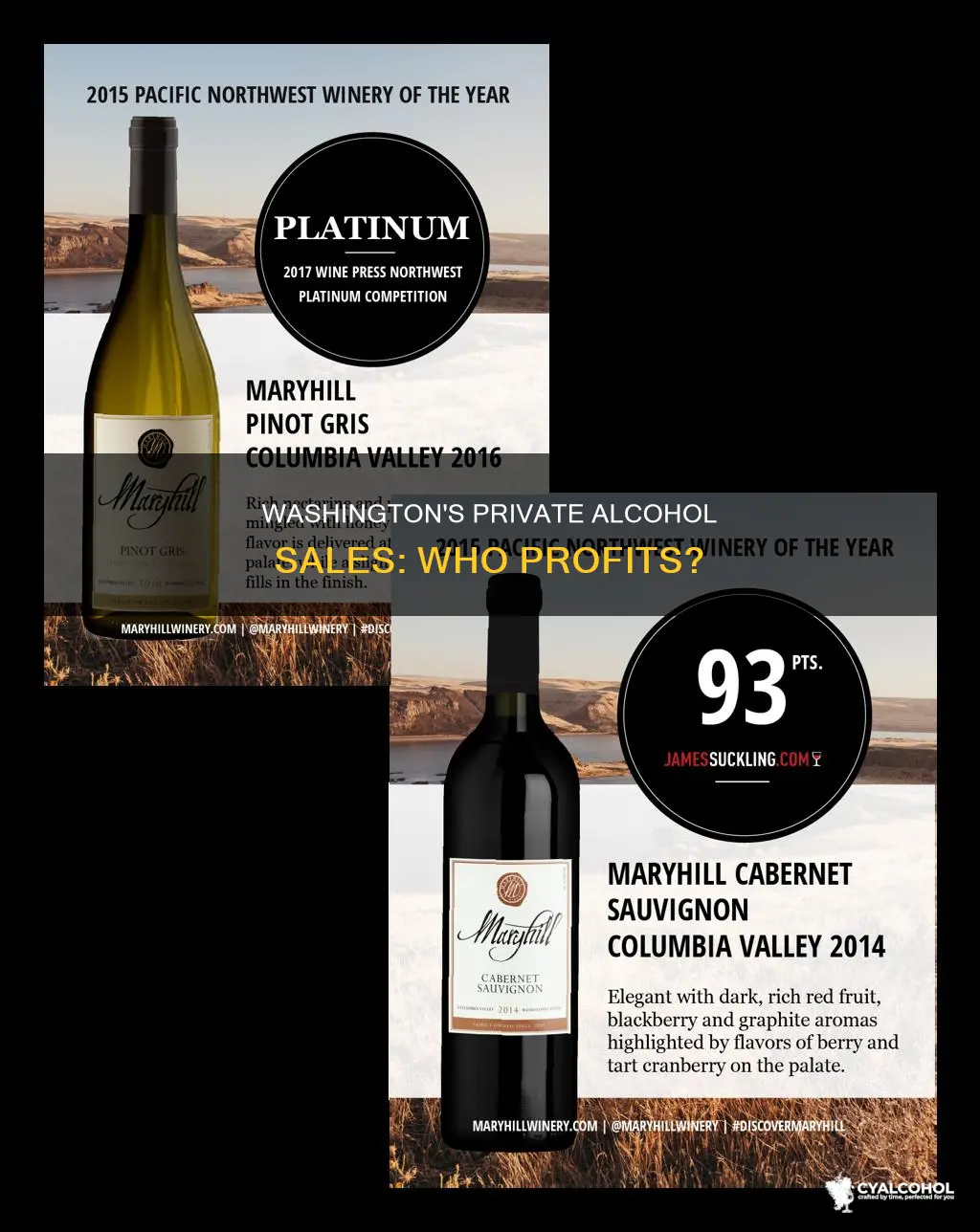 does the state of washington makemoremoney with private sale alcohol