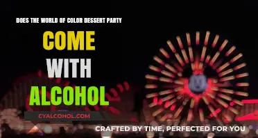Colorful Desserts: Alcohol Included?