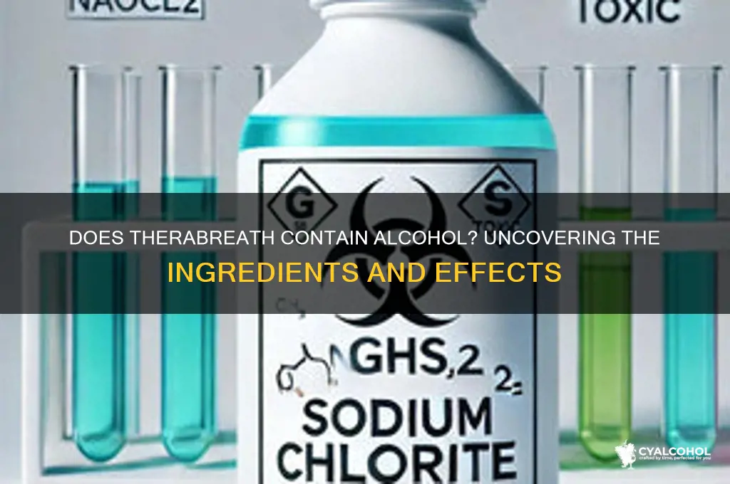 does therabreath have alcohol