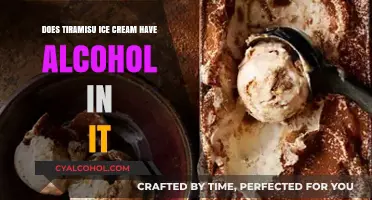 Does Tiramisu Ice Cream Contain Alcohol? A Detailed Answer