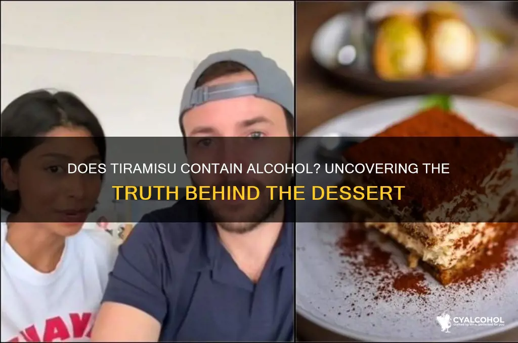 does tirimisu have alcohol