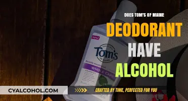 Does Tom's of Maine Deodorant Contain Alcohol? Find Out Here