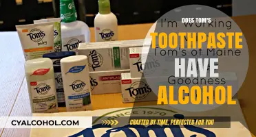 Does Tom's Toothpaste Contain Alcohol? Ingredients Explained