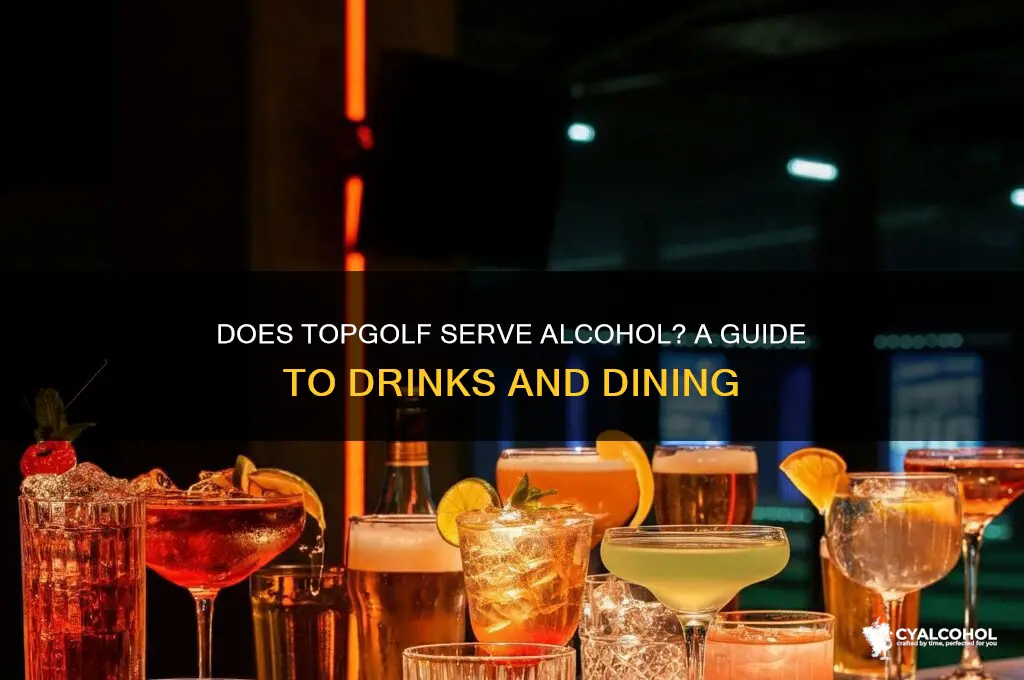 does topgolf have alcohol