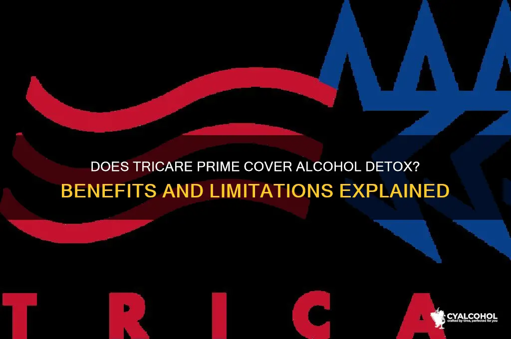 does tricare prime cover alcohol detox