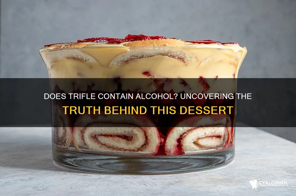 does trifle have alcohol in it