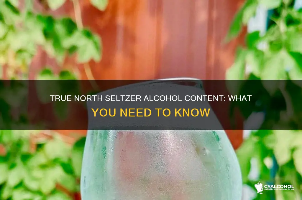does true north seltzer have alcohol