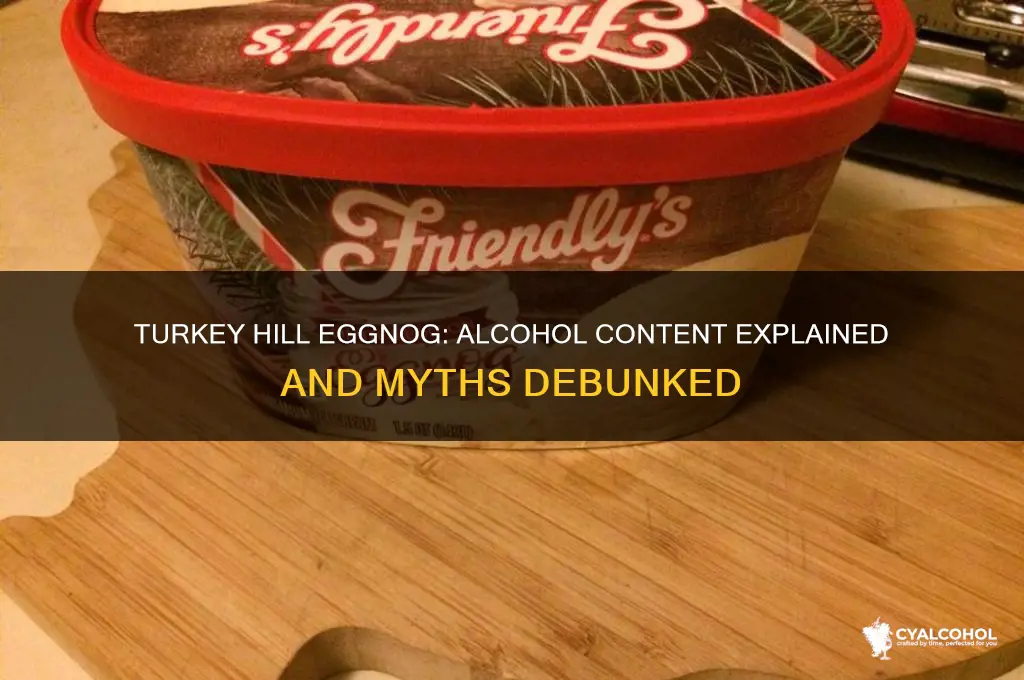 does turkey hill eggnog have alcohol