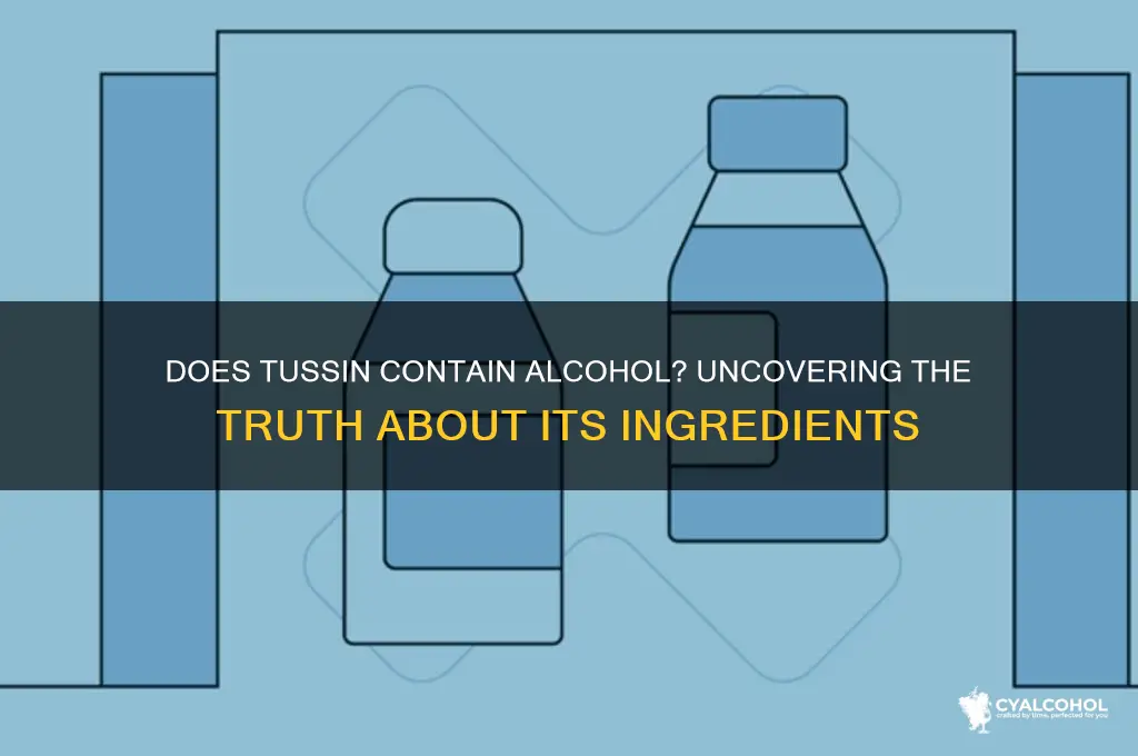 does tussin have alcohol