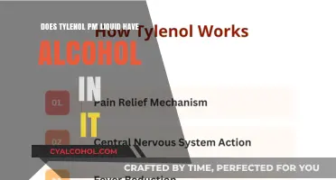 Does Tylenol PM Liquid Contain Alcohol? A Detailed Answer