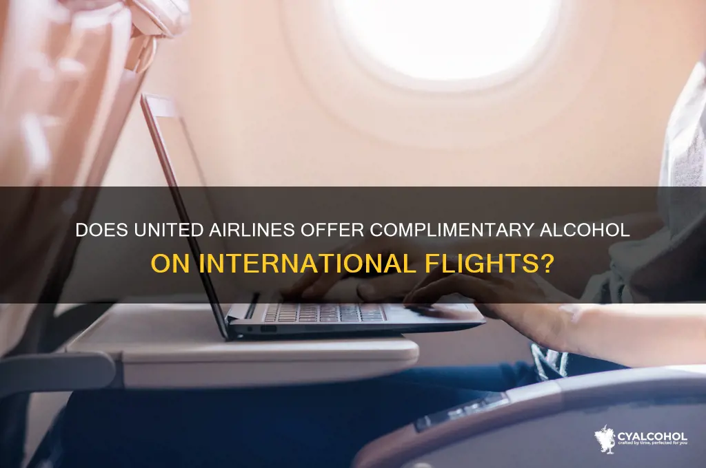 does united give free alcohol on international flights