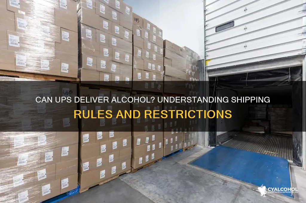 does ups deliver alcohol