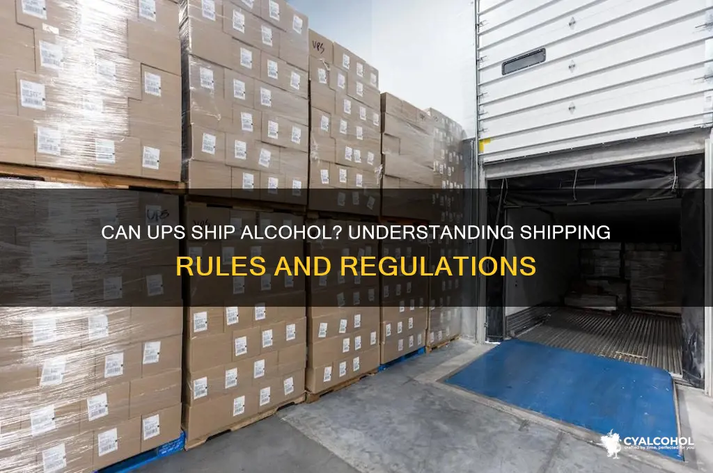does ups mail alcohol