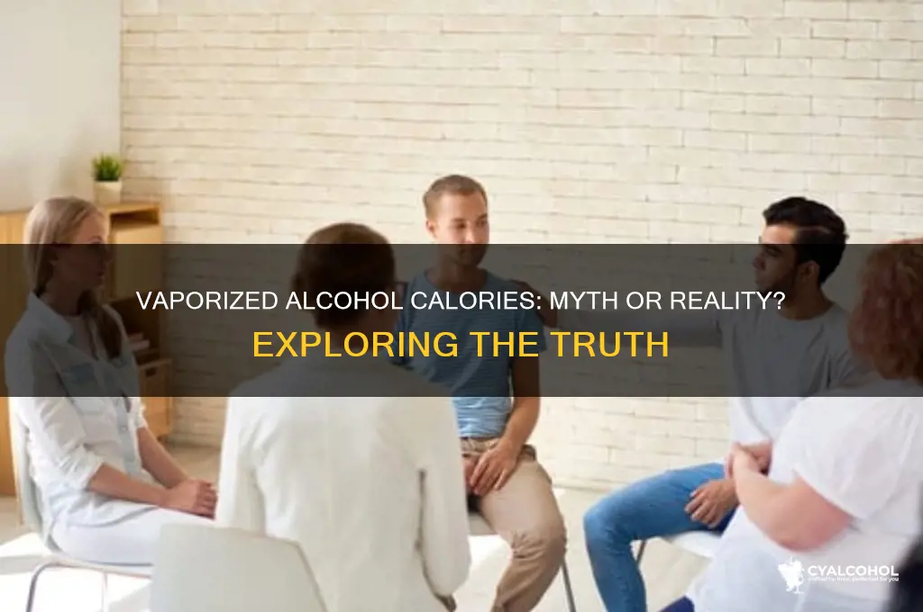 does vaporized alcohol still have calories