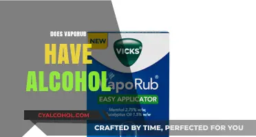 Does Vaporub Contain Alcohol? Uncovering the Ingredients and Their Uses