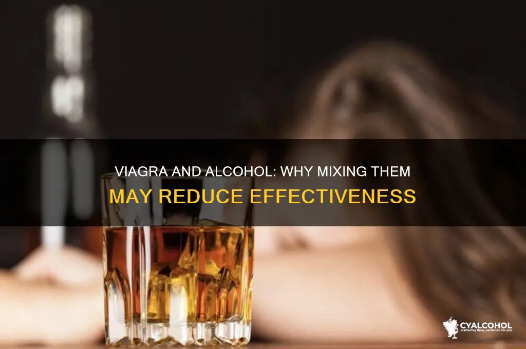 does viagra not work with alcohol