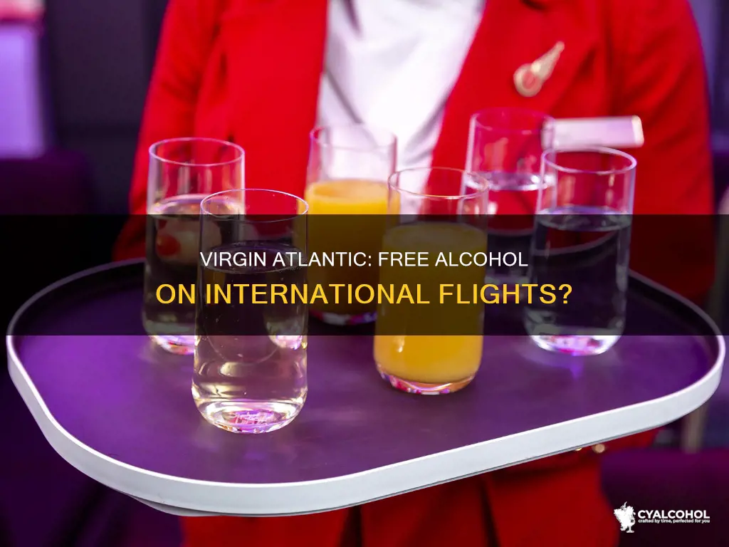 does virgin atlantic offer free alcohol on international flights