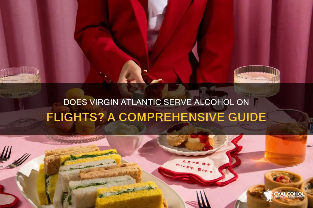 does virgin provide alcohol