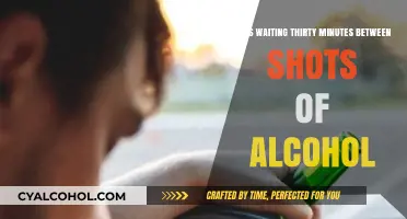 Does Waiting 30 Minutes Between Alcohol Shots Reduce Intoxication?
