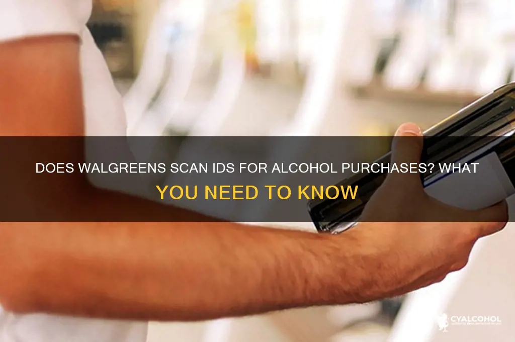 does walgreens scan ids for alcohol