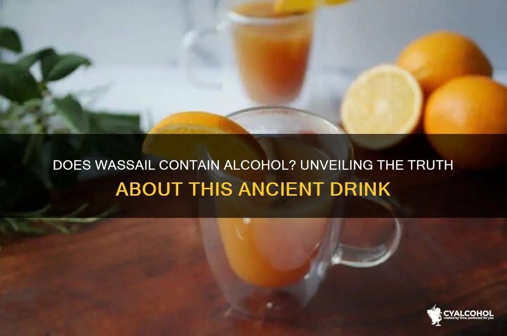 does wassail have alcohol in it