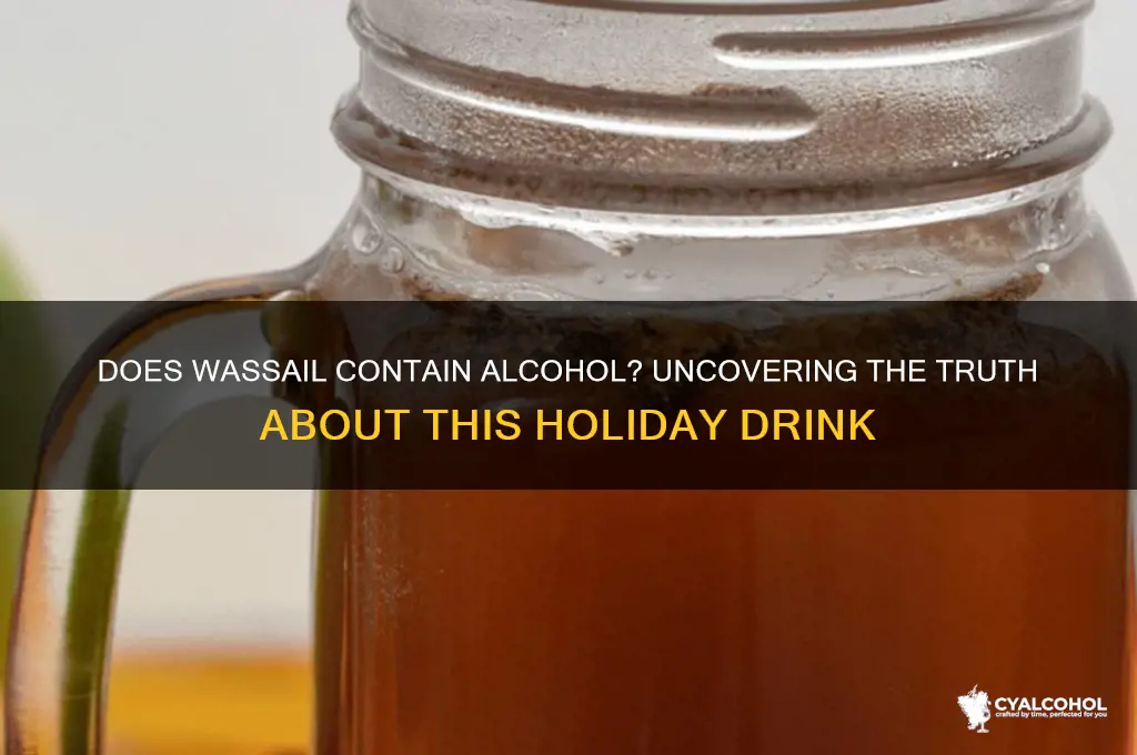 does wassail have alcohol