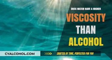 Water vs. Alcohol: Comparing Viscosity Differences and Fluid Behavior